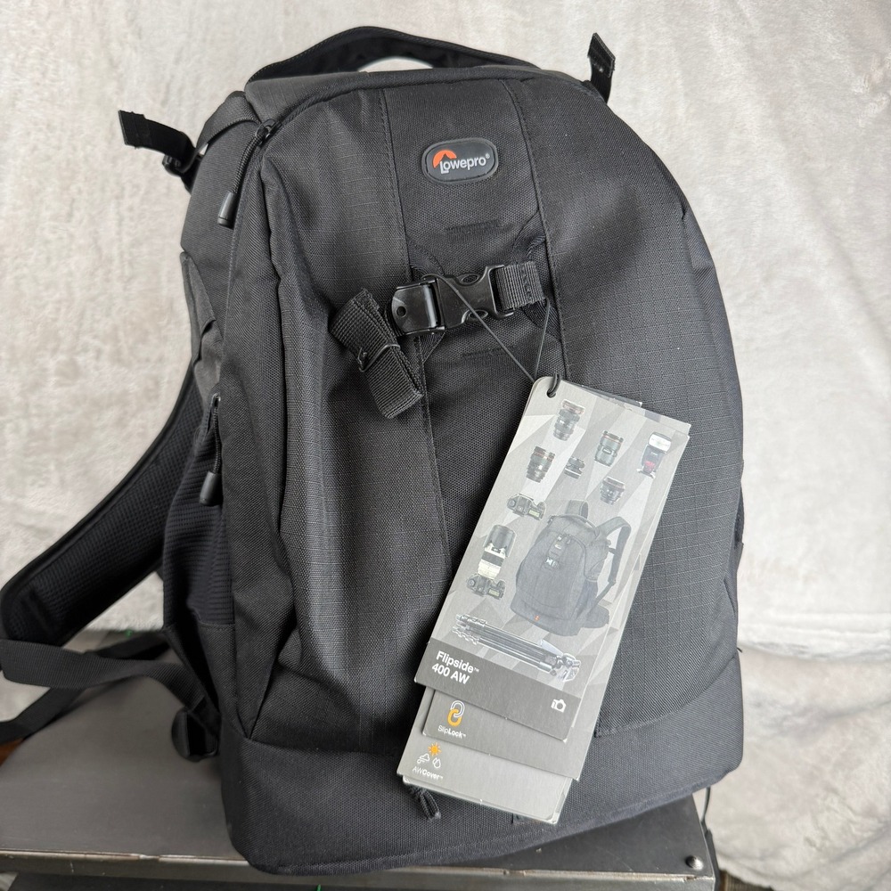 Lowepro Flipside 400 AW Camera Backpack Black Professional DSLR Bag NWT RARE